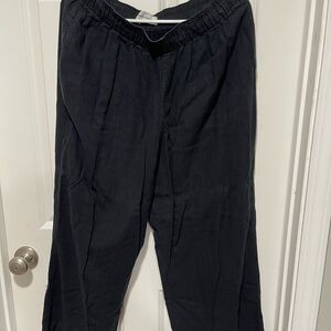 Abercrombie Black Linen Pants